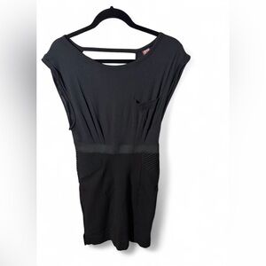 Free People Black Backless Dress